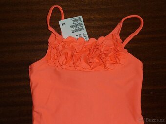 NOVÉ-H&M-Neonové plavky na holčičku 1,5-2 Roky - 2