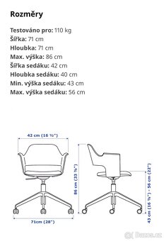 konferenční židle IKEA Fjallberget - 2