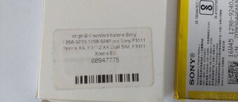 originalni servisni baterie Sony - 2