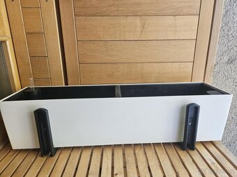 Samozavlažovací truhlík Lechuza + držáky + opěrka - 2