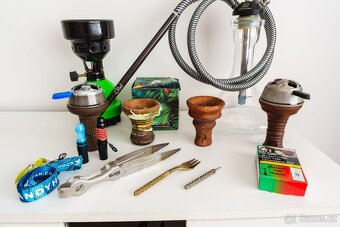 Vodní dýmka s příslušenstvím - kompletní set - 2