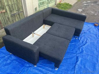 Rozkladaci sedacka s ulozakem lze prehodit roh - 2