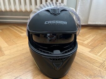 Motocyklová Moto Helma výklopná Cassida velikost 59-60 cm L - 2