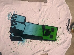 Tričko Minecraft 134/140 nové - 2