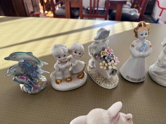Porcelánové sošky . Cena za komplet - 2