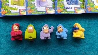 Sada kinder vajíček - plyšové gorily - 2