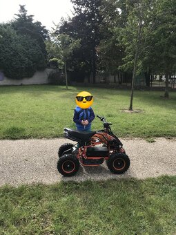 Dětská čtyřkolka elektrická 800w- v pěkném stavu - 2
