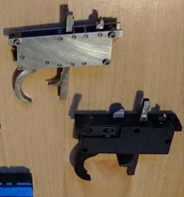 Custom spoušť na WELL MB01 L96A1 - 2
