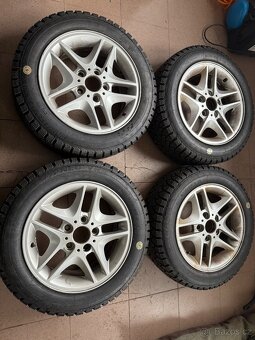 ALU KOLA ORIGINAL BMW / BBS 5X120 R16 + NOVE ZIMNI PNEU - 2