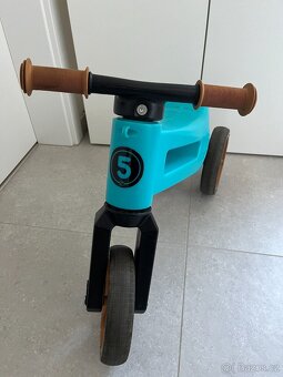 Odrážedlo FUNNY WHEELS Rider SuperSport 2v1 tyrkysové + helm - 2
