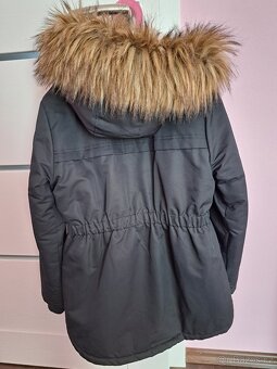 Dívčí zimní bunda, parka 146/152 - 2