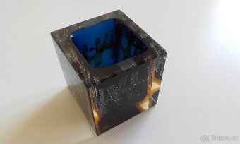 Exbor Czechoslovakia Art Glass Vessel - 2
