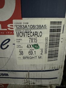 Al kola 15” 4x108 - 2
