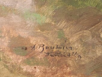 Obraz Antonín Boubín Toňátko, Husopaska olej 62x82 - 2