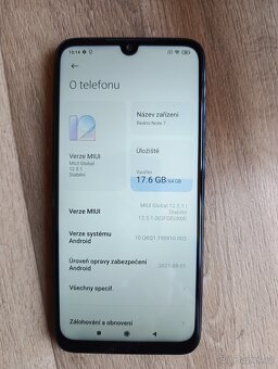 Chytrý telefon Xiaomi Redmi Note 7, 4GB RAM/64GB ROM - 2