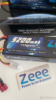 Baterie Zeee 3S LiPo 5200mAh 11,1V 80C s konektorem T -2ks - 2