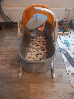 Kinderkraft Lehátko Unimo 5v1 Lesní žlutá - 2