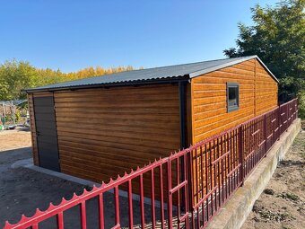 Plechová garáž 8x5m - 2