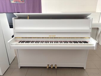 Klavír - české bílé piano Petrof 002PB - 2