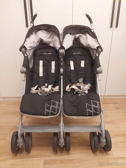 Kočárek golfky pro dvojčata Maclaren Twin Techno - 2
