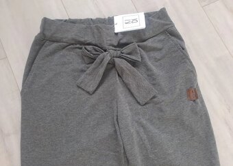 Nové stylové tepláky/kalhoty s mašlí, vel.M (L) - 2
