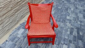 Křeslo staré starožitné masiv dřevo - 2