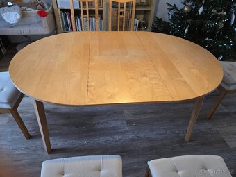 rozkládací oválný stůl - 2