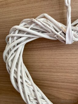 Prutene srdce- dekorace - 2