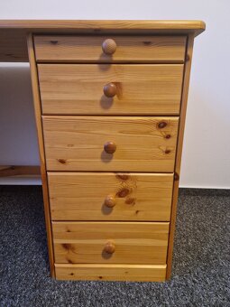 Psací stůl borovice 120x60 - 2