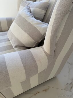 Velké křeslo pruhované - 2