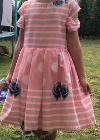 Vrstvené šatičky Coccodrillo Elegant vel. 122 (7let) - 2