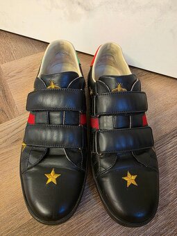 Gucci Ace Bee Black Sneakers - 2