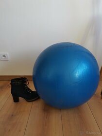 Gymnastický / rehabilitační míč + pumpa 65cm modrý - 2