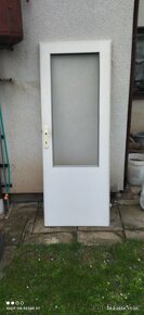 Interiérové dveře 80 cm 2/3 prosklené bílé - 2