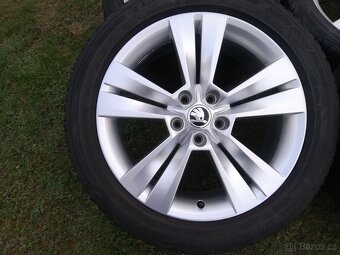 alu Škoda Karoq 215/50/18 letní,alu Mytikas Škoda 18" orig. - 2