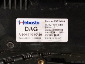 Prodám el. střešní okno na MB W212 dvoupolohové - 2