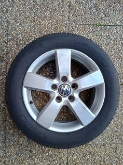 VW alu kola 5x122 R16 zimní pneu Michelin 205/55 - 2