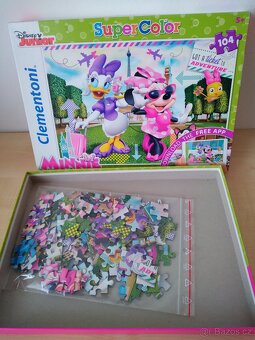 Puzzle Trefl , 100 kusů, dílů ,MICKEY MOUSE 2 x foto nové - 2