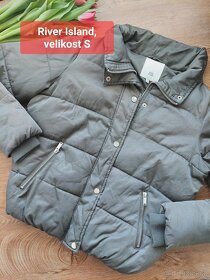 Vel. S/M River Island khaki bunda - 2