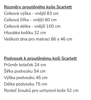 Proutěný koš na kolečkách - 2