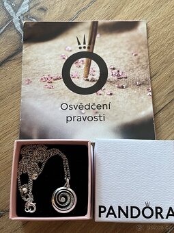 Pandora náramek a řetízek s přívěškem - 2