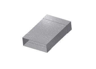 Zpětná klapka 55x220, pozink, NOVÁ, nepoužitá - 2