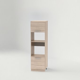 Univerzální multifunkční vestavná skříňka, dub sonoma - 2