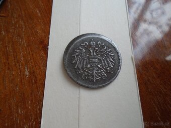 MINCE 20 HALÍŘ 1918 RAKOUSKO UHERSKO CHYBORAŽBA - 2