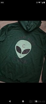 Nová zelená mikina klokanka s kapucí vel.XL - 2