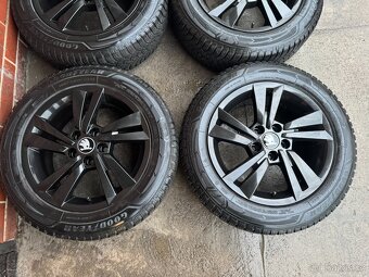 Alu 15" 5x100 škoda Cygnus BLACK zimní 90% F3 TOP - 2