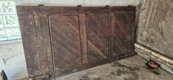 Masivní dřevěná vrata - 2