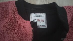 Dívčí bomber mikina - vel. 146/152 - teplá - 2