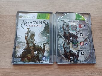 Assassin's creed 3  STEELBOOK + Hra na Xbox 360 - 2