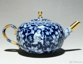 Meissen Tea Dejeuner Chinese with Floral Tendrils Limited Sp - 2